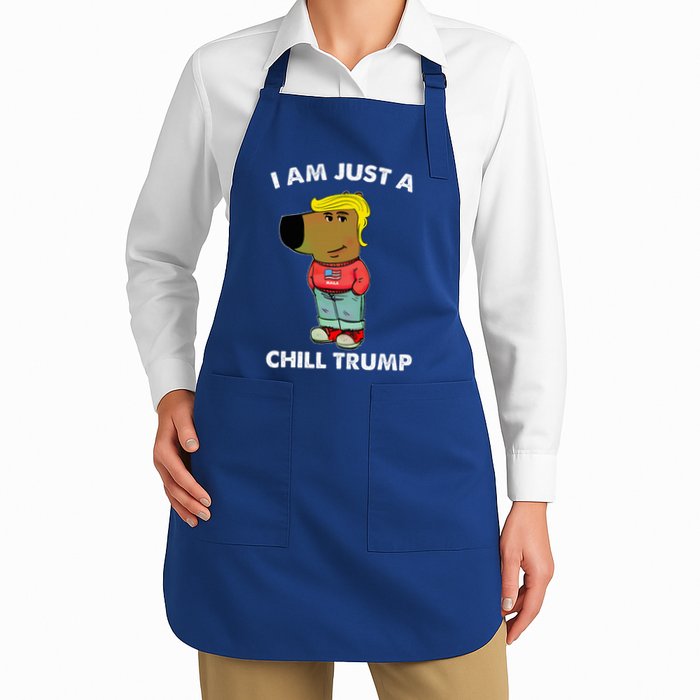 Im Just A Chill Trump Dog Lover Trump Fun Apron
