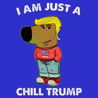 Im Just A Chill Trump Dog Lover Trump Fun Apron