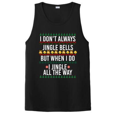 I Jingle All The Way Funny Christmas Holiday Costume Gift PosiCharge Competitor Tank