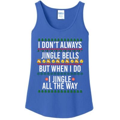 I Jingle All The Way Funny Christmas Holiday Costume Gift Ladies Essential Tank