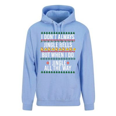 I Jingle All The Way Funny Christmas Holiday Costume Gift Unisex Surf Hoodie