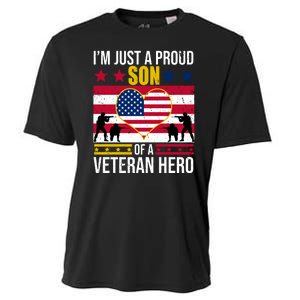 I'm Just A Proud Son Of A Veteran Hero Cooling Performance Crew T-Shirt