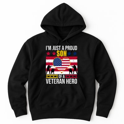 I'm Just A Proud Son Of A Veteran Hero Hoodie