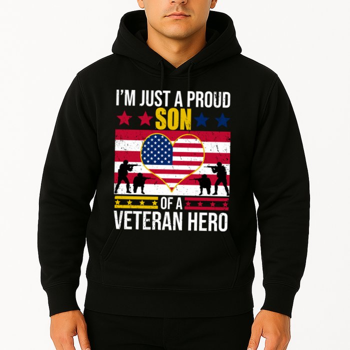 I'm Just A Proud Son Of A Veteran Hero Hoodie
