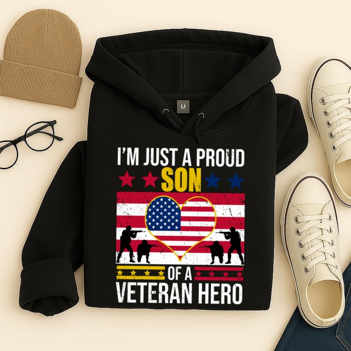 I'm Just A Proud Son Of A Veteran Hero Hoodie