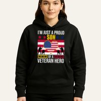 I'm Just A Proud Son Of A Veteran Hero Hoodie
