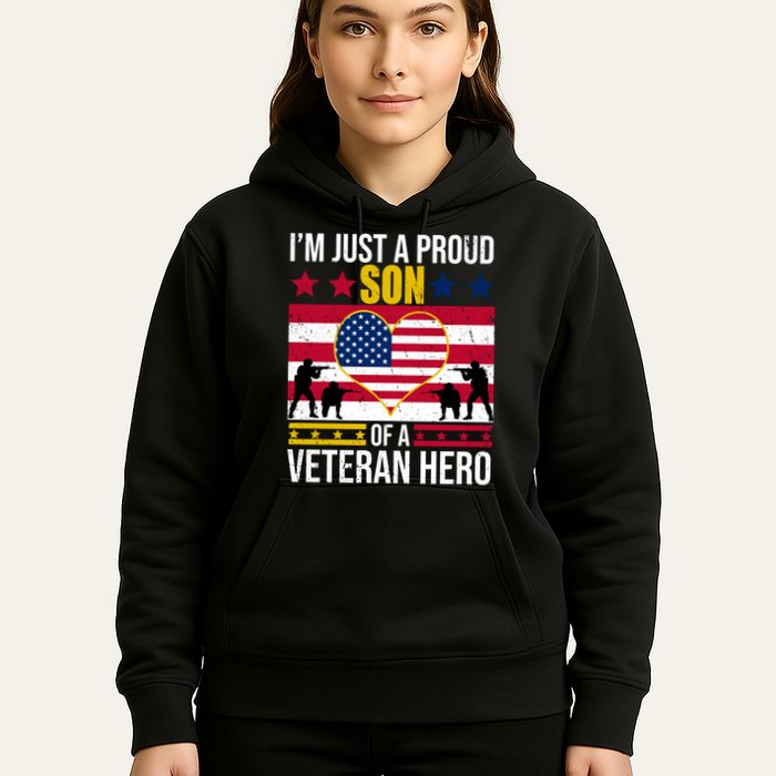 I'm Just A Proud Son Of A Veteran Hero Hoodie