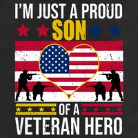 I'm Just A Proud Son Of A Veteran Hero Adult Drive Performance Visor