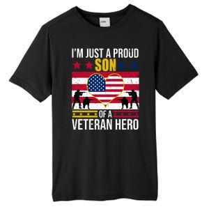 I'm Just A Proud Son Of A Veteran Hero Tall Fusion ChromaSoft Performance T-Shirt