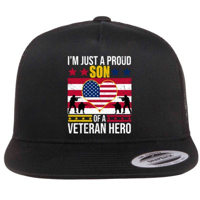 I'm Just A Proud Son Of A Veteran Hero Flatbill Hat