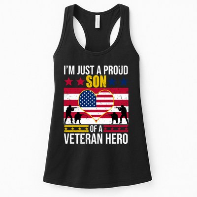 I'm Just A Proud Son Of A Veteran Hero Womens Tank Top