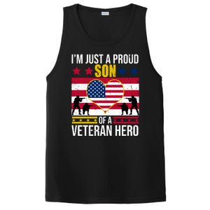 I'm Just A Proud Son Of A Veteran Hero PosiCharge Competitor Tank