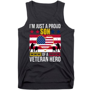 I'm Just A Proud Son Of A Veteran Hero Tank Top