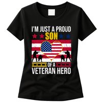 I'm Just A Proud Son Of A Veteran Hero Womens T-Shirt