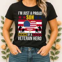 I'm Just A Proud Son Of A Veteran Hero Womens T-Shirt