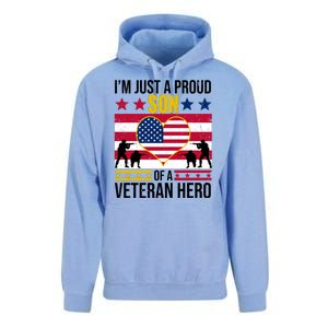 I'm Just A Proud Son Of A Veteran Hero Unisex Surf Hoodie