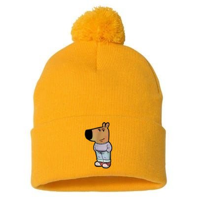 IM Just A Chill Guys Pom Pom 12in Knit Beanie