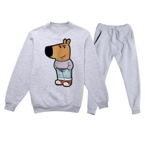 IM Just A Chill Guys Premium Crewneck Sweatsuit Set