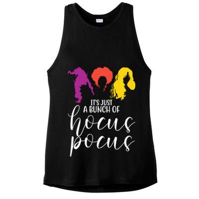 It's Just A Bunch Of Hocus Pocus Witches Ladies PosiCharge Tri-Blend Wicking Tank