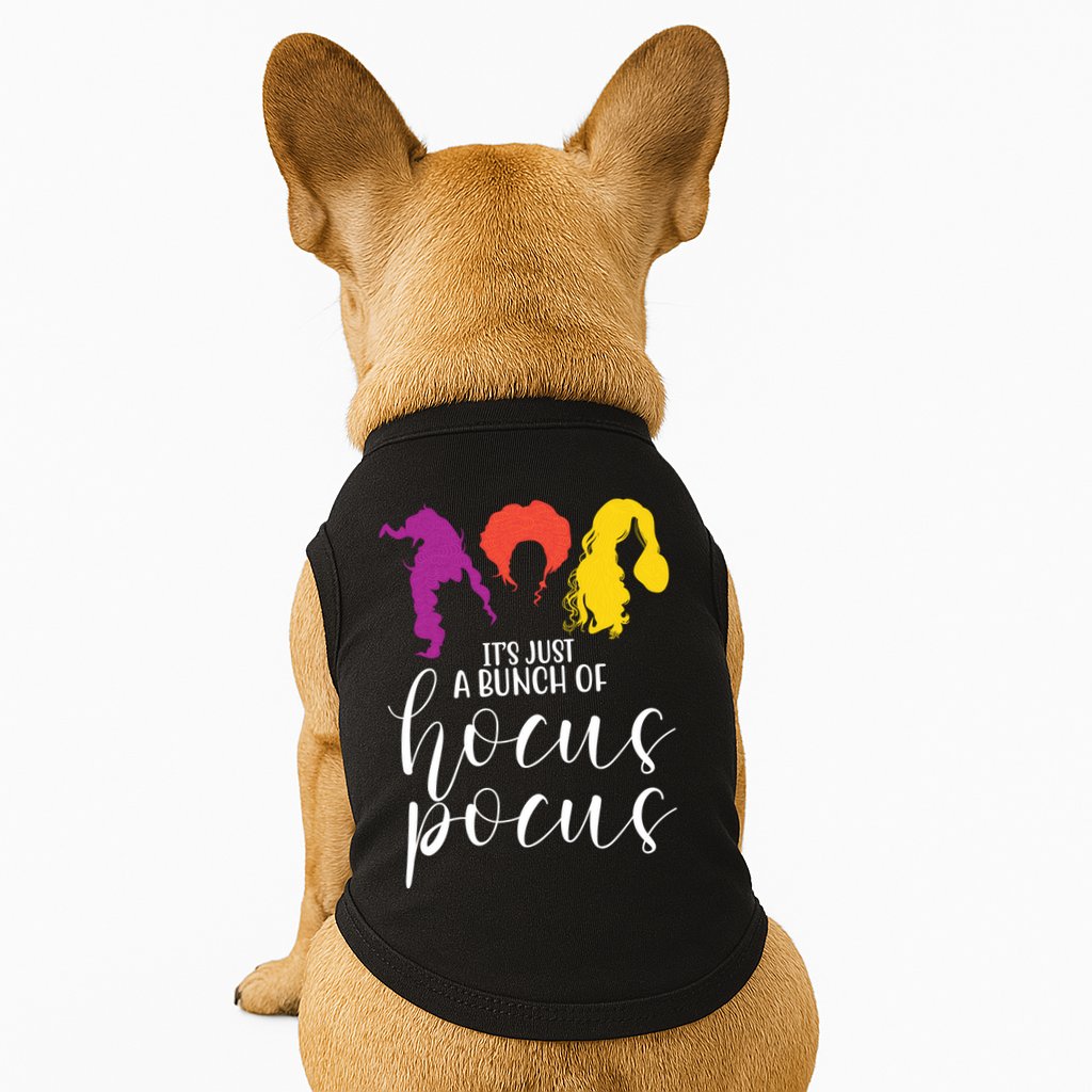 It's Just A Bunch Of Hocus Pocus Witches Doggie Tank