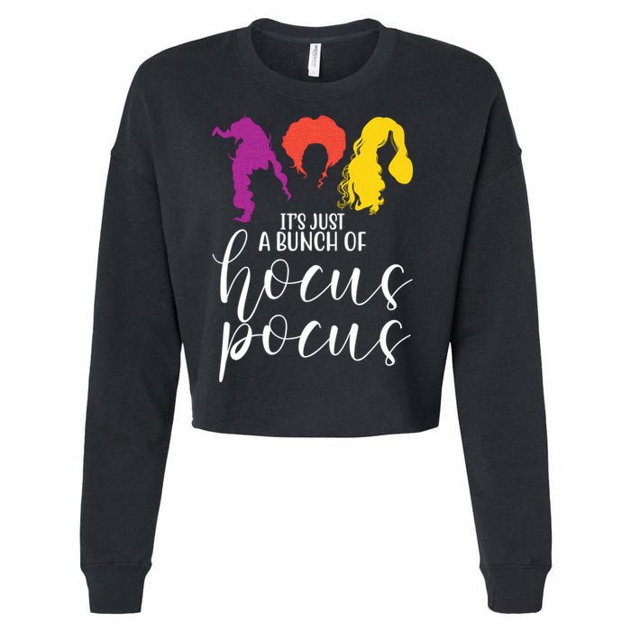 It's Just A Bunch Of Hocus Pocus Witches Cropped Pullover Crew