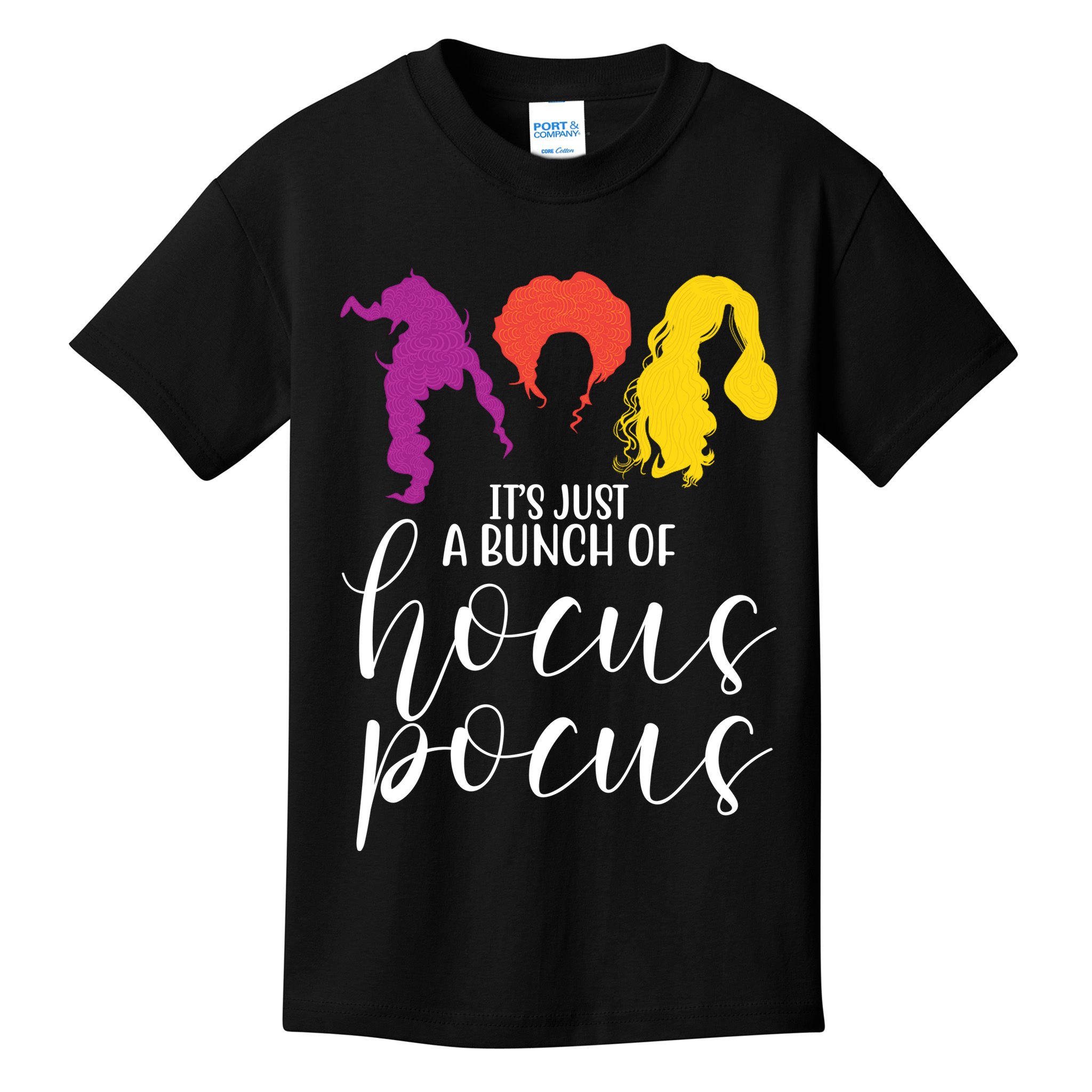 It's Just A Bunch Of Hocus Pocus Witches Kids T-Shirt