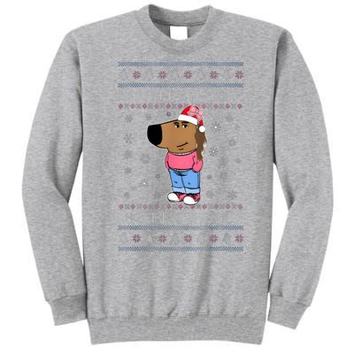 IM Just A Chill Girl Who Likes Christmas Ugly Sweater Tall Sweatshirt