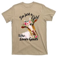 IM Just A Girl Who Loves Goats Cute Goats Lovers T-Shirt