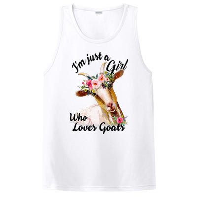 IM Just A Girl Who Loves Goats Cute Goats Lovers PosiCharge Competitor Tank