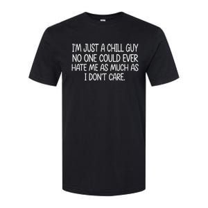 Im Just A Chill Guy Costume Softstyle CVC T-Shirt