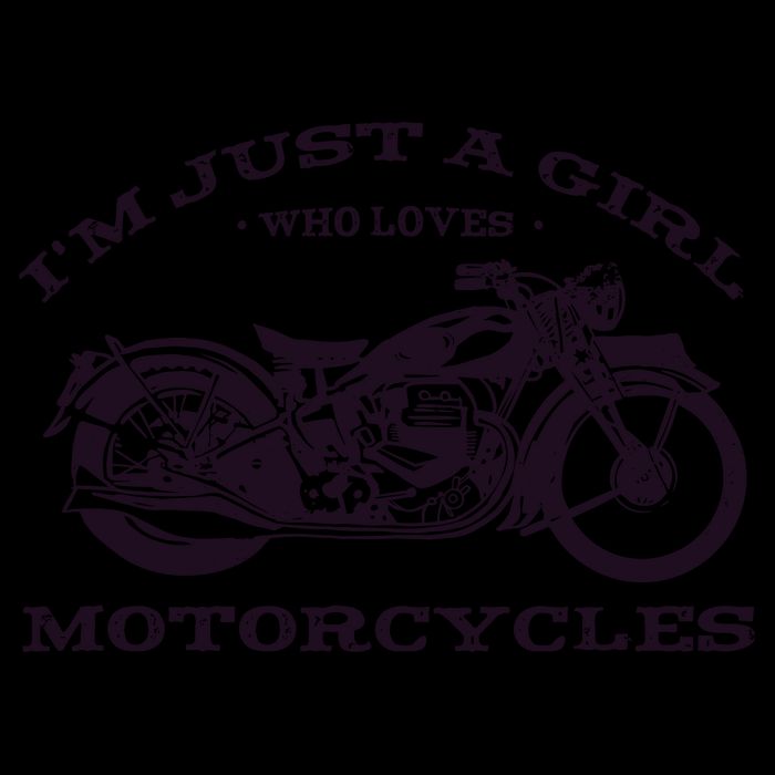 I'm Just A Girl Who Loves Motorcycles Impact Tech Backpack
