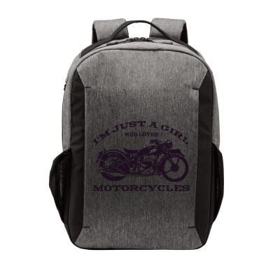 I'm Just A Girl Who Loves Motorcycles Vector Backpack