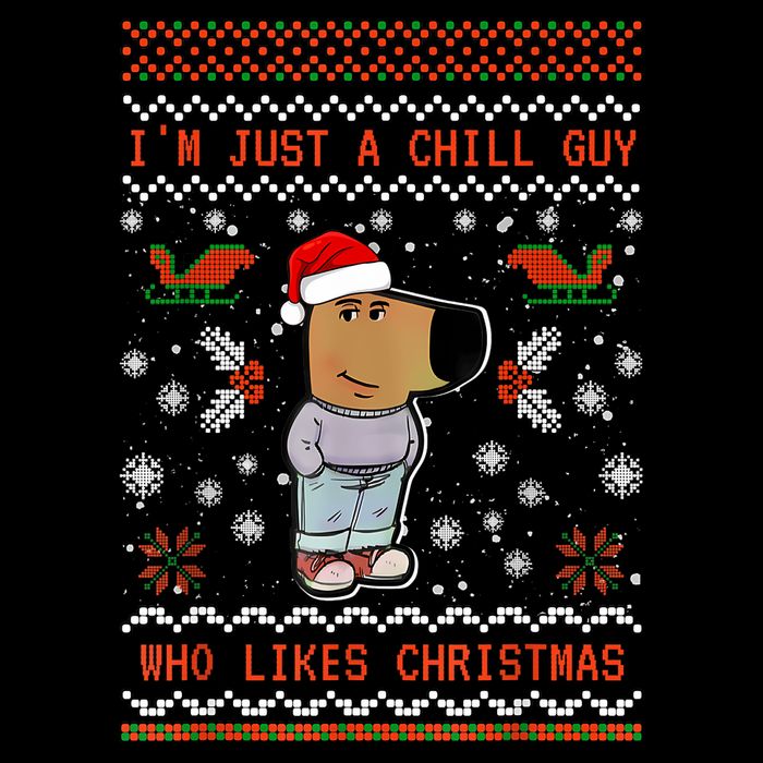 IM Just A Chill Guy Who Likes Christmas My New Character Backpack