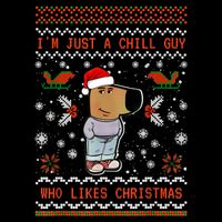 IM Just A Chill Guy Who Likes Christmas My New Character 16 in Basic Backpack