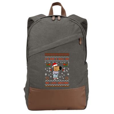 IM Just A Chill Guy Who Likes Christmas My New Character Cotton Canvas Backpack