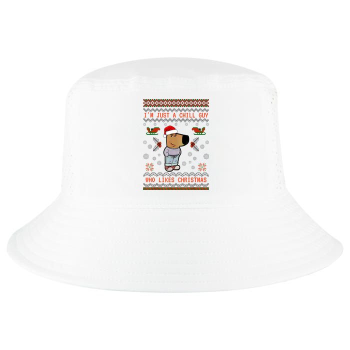 IM Just A Chill Guy Who Likes Christmas My New Character Cool Comfort Performance Bucket Hat