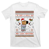 IM Just A Chill Guy Who Likes Christmas My New Character T-Shirt