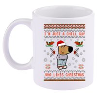 IM Just A Chill Guy Who Likes Christmas My New Character 11oz C Handle Ceramic Mug