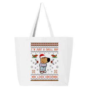 IM Just A Chill Guy Who Likes Christmas My New Character 25L Jumbo Tote