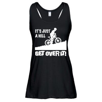 It's Just A Hill Get Over It Ladies Essential Flowy Tank