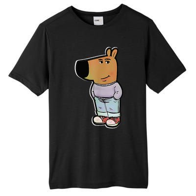 IM Just A Chill Guy Funny Meme Funny Chill Dog Meme Tall Fusion ChromaSoft Performance T-Shirt