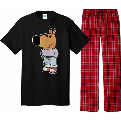 IM Just A Chill Guy Funny Meme Funny Chill Dog Meme Pajama Set