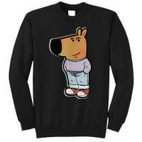 IM Just A Chill Guy Funny Meme Funny Chill Dog Meme Tall Sweatshirt