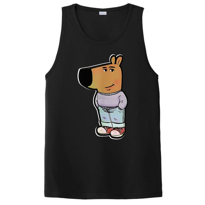 IM Just A Chill Guy Funny Meme Funny Chill Dog Meme PosiCharge Competitor Tank