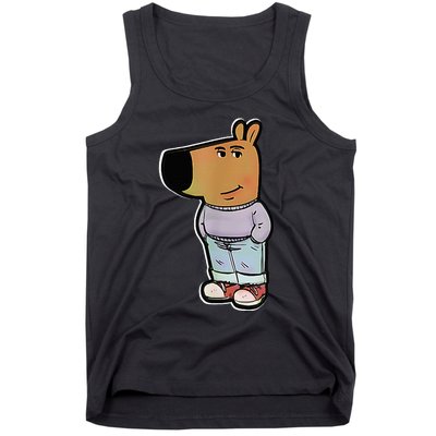 IM Just A Chill Guy Funny Meme Funny Chill Dog Meme Tank Top