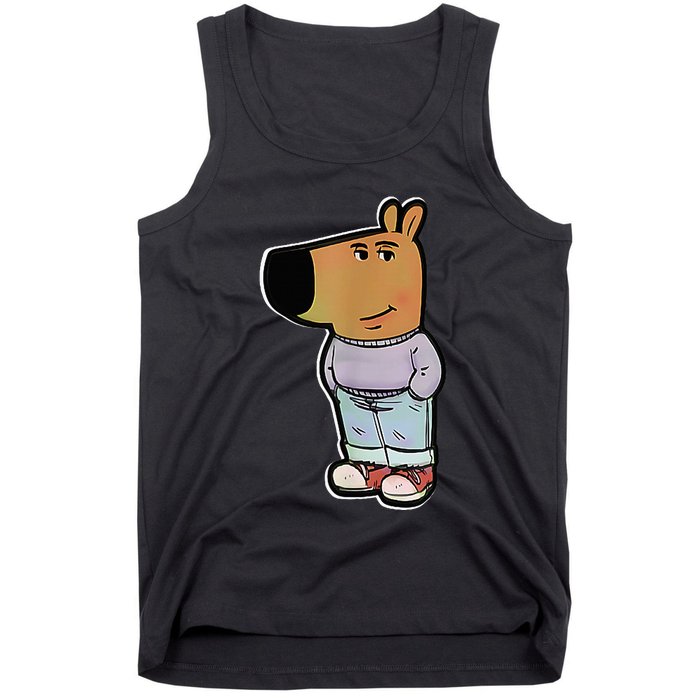 IM Just A Chill Guy Funny Meme Funny Chill Dog Meme Tank Top