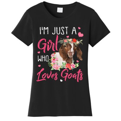 I'm Just A  Who Loves Goats Women's T-Shirt