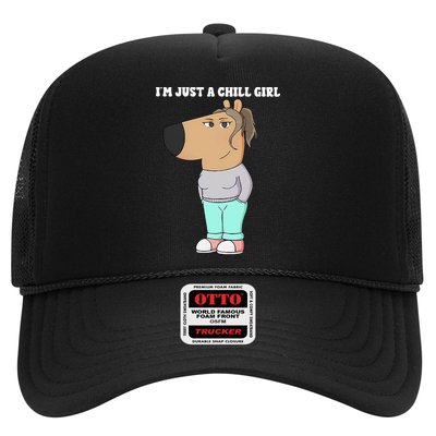 Im Just A Chill Girl Meme Funny Chill Girl Gift Hat