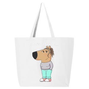 Im Just A Chill Girl Meme Funny Chill Girl Gift 25L Jumbo Tote