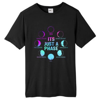 Its Just A Phase Celestial Moon Lunar Cycle Astronomy Tall Fusion ChromaSoft Performance T-Shirt